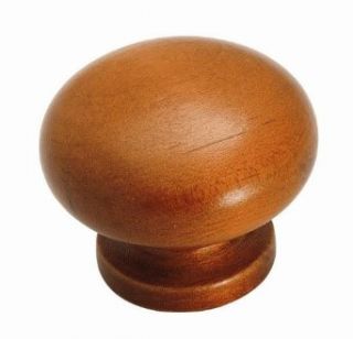 Amerock Allison BP880MA4 Wood Finishes Knob, Wood Stained, Maple, Cherry Maple   Cabinet And Furniture Knobs  