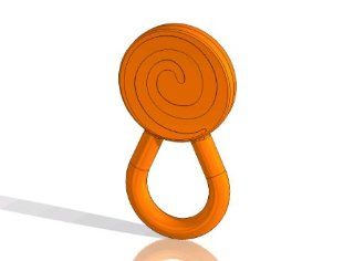 Chewy Sitxx Chew Lolli Swirl Oral Motor Tubes Orange Flavor: Toys & Games