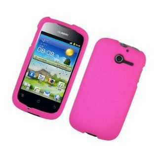 For Huawei Ascend Y M866 H866C Hard RUBBERIZED Case Pink: Everything Else