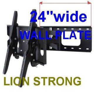 LION STRONG L SHAPE CORNER FULL MOTION TV WALL MOUNT with 24" WALL PLATE. WEIGHT CAPACITY 300LBS. 32" 70" TV: Electronics