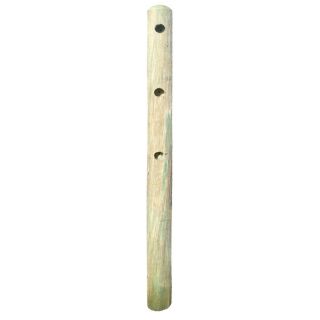 Round Pressure Treated Wood Fence Post (Common: 7 ft; Actual: 6.5 ft)