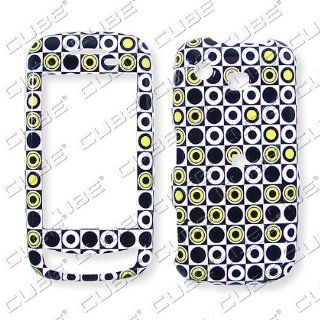 Samsung Impression A877Black White Yellow Checkers Hard Case/Cover/Faceplate/Snap On/Housing/Protector: Cell Phones & Accessories