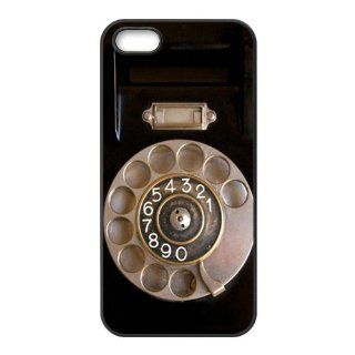 Retro Rotary Telephone iPhone Case Cover Rubber with bumper protection for Apple iPhone 5: Cell Phones & Accessories