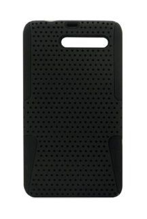 HHI Mesh Plate Duo Shield Case for Motorola Droid RAZR M XT907   Black/Black (Package include a HandHelditems Sketch Stylus Pen): Cell Phones & Accessories