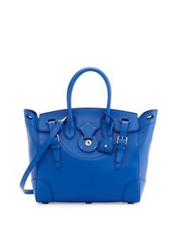 Soft Ricky 33 Soft Calfskin Satchel Bag, Royal   Ralph Lauren