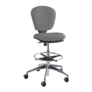 Safco Products Height Adjustable Drafting Chair with Swivel 3442 Fabric: Gray