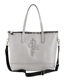 Belport Leather & Leopard Print Bag in Bag, Gray   Cole Haan