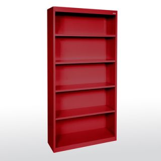 Sandusky Deep 72 Bookcase BA40 361872 00 Color: Red