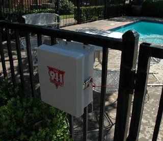 Emergency Pool Phone   911 Only Cellphone with Weatherproof Outdoor Enclosure Phone Box Cabinet : Swimming Pool Maintenance Kits : Patio, Lawn & Garden