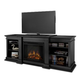 Real Flame Fresno 72 TV Stand with Electric Fireplace G1200E Finish: Black