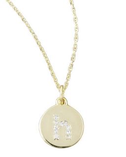 Diamond Initial Necklace, H   KC Designs