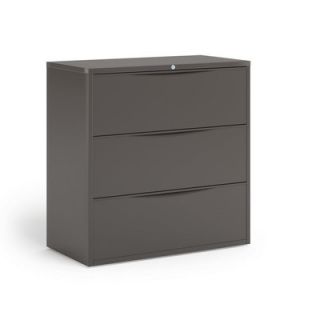 Mayline CSII 3 Drawer  File C843 42 Finish Medium Tone, Size 42 W