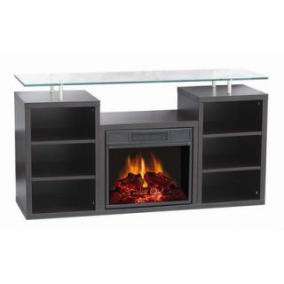 World Marketing Manhattan 50 TV Stand with Electric Fireplace EF6033RKD