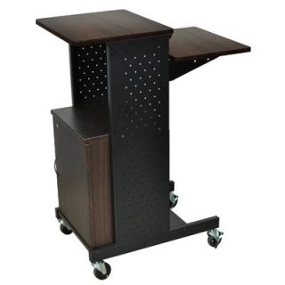 Luxor Mobile Presentation Station with Cabinet PS4000C W