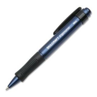 NSN4244854 Ballpoint Pen, Refillable, Medium Point, 12/Box, Blue : Office Products