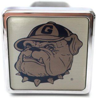 Georgetown Football Bulldog Logo Metal Hitch Cover 2" Hitch Receiver: Automotive