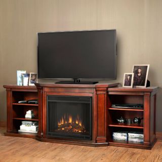 Real Flame Valmont 75.5 TV Stand with Electric Fireplace 7930E DM / 7930E CO