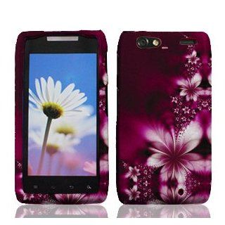 For Motorola Droid Razr Maxx XT916 Accessory   Purple Daisy Design Hard Protective Case Cover: Cell Phones & Accessories