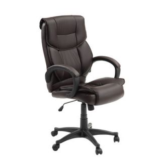 Innovex Primus High Back Leather Executive Office Chair C0417L Color: Brown