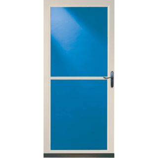 LARSON Almond Tradewinds Full View Tempered Glass Storm Door (Common: 81 in x 36 in; Actual: 80.71 in x 37.56 in)