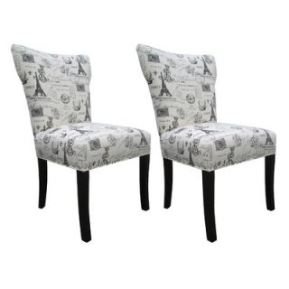 Sole Designs Bella Side Chairs Bella French Blue Color: Onyx