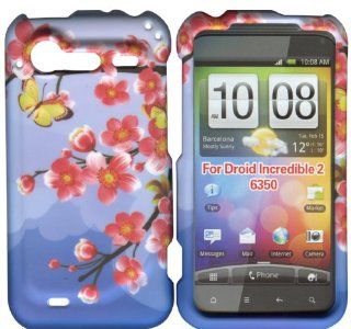 Pink Blossoms HTC Droid Incredible 2 ADR6350 Case Cover Phone Hard Cover Case Snap on Faceplates: Cell Phones & Accessories