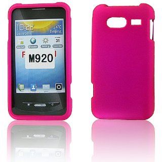 Huawei M920 (Activa 4G) Hot Pink Rubber Protective Case: Cell Phones & Accessories