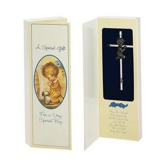 Elegant Baby Metal Baptism Cross   Boy : Baby Keepsake Products : Baby