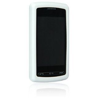 White Silicone Protector Cover Case For LG Vu CU920: Cell Phones & Accessories