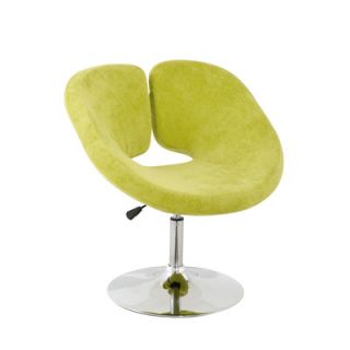 International Design Pluto Adjustable Leisure Fabric Side Chair B22 Color: Green