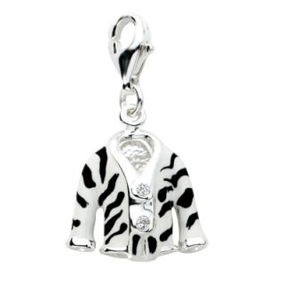 zirconia enameled zebra jacket charm orig $ 47 00 now $ 39 95 take