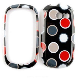 For Samsung Flight II A927 Case Cover   New Polka Dots Black TP1257: Cell Phones & Accessories