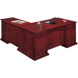 DMi Del Mar Executive L Shape Desk with Right Return 7302 47 Orientation: Right