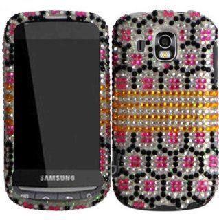 Pink Entice Full Diamond Bling Case Cover for Samsung Transform Ultra M930: Cell Phones & Accessories
