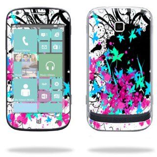MightySkins Protective Skin Decal Cover for Samsung ATIV Odyssey SCH I930 Cell Phone Verizon Sticker Skins Leaf Splatter: Cell Phones & Accessories