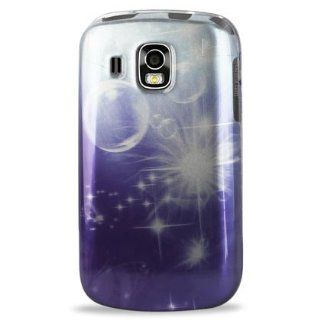 Reiko 2DPC SAMM930 0146 Premium Durable Protective Case for Samsung Transform Ultra M930   1 Pack   Retail Packaging   Purple/White: Cell Phones & Accessories