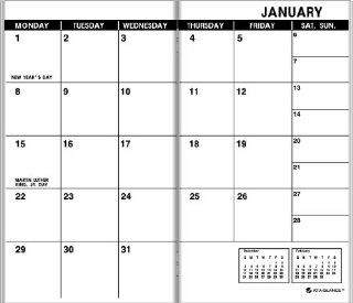 AT A GLANCE 2014 Monthly Planner Refill for 70 064, 3.25 x 6.12 inches (70 906 10) : Appointment Book And Planner Refills : Office Products
