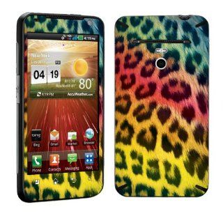LG Revolution 4G VS910 Verizon Decal Vinyl Skin Rainbow Cheetah   By SkinGuardz: Cell Phones & Accessories