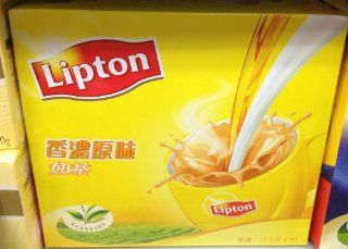 Lipton Hong Kong Style Milk Tea Rich and Smooth 20 pack : Grocery Tea Sampler : Grocery & Gourmet Food