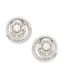 Diamond Serpent Stud Earrings, G/VS2, 2.21 TCW   Maria Canale for Forevermark
