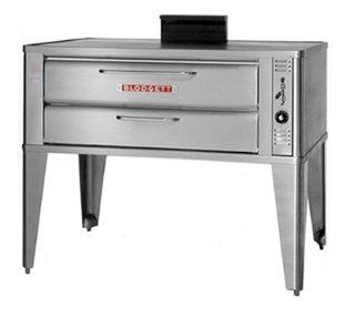 Blodgett 911P DOUBLE NG Deck Pizza Oven, 33 in, Nat Gas   Double, Each: Kitchen & Dining