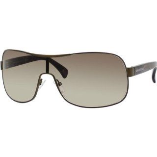 Giorgio Armani 954/S Men's Modified Oval Full Rim Sports Sunglasses/Eyewear   Matte Brown/Brown Gradient / Size 99/01 120 Shoes