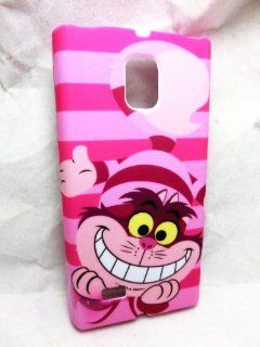 3D Cheshire Cat Shy Cute Lovely Pink Prison Break Hard Case Cover For Smart Mobile Phones (LG Spectrum 2 VS930) Cell Phones & Accessories