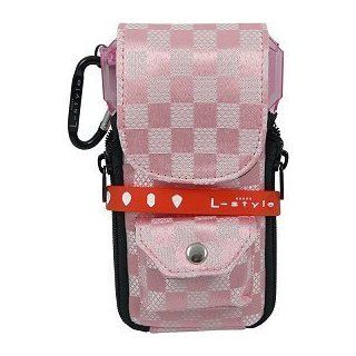 L style Cameo Krystal Colors Dart Case   Check Pink : Sports Fan Dart Equipment : Sports & Outdoors