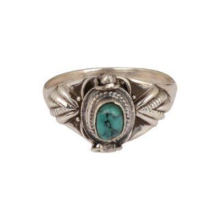 925 Sterling Silver Turquoise Semi Precious Gemstone Womens Rings Indian Silver Jewelry: Handmade Designer: Jewelry