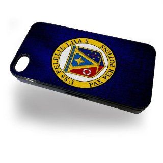 Case for iPhone 5 with U.S. Navy USS Peleliu (LHA 5) emblem: Cell Phones & Accessories