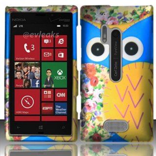 3 in 1 Bundle For Nokia Lumia 928   Hard Case Snap on Cover (Blue Owl Head)+ICE CLEAR(TM) Screen Protector Shield(Ultra Clear)+Touch Screen Stylus: Cell Phones & Accessories