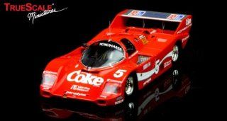 Porsche 962 Short Tail 1986 Sebring 12hr Winner #5 Bob Akin/CocaCola Diecast Model Car in 143 Scale by True Scale Miniatures Toys & Games