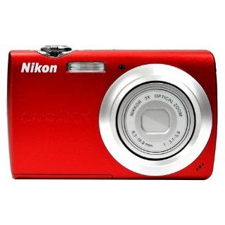 Nikon Coolpix S203 Digital Camera (Red) : Refurbished Nikon Cameras : Camera & Photo