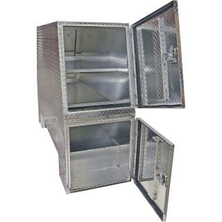 Buyers Products Aluminum Heavy-Duty Backpack Truck Box — Diamond Plate, 82in.L x 55in.W x 24in.H, Model# BP825524  Rack Boxes